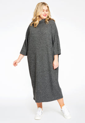 Pullover-dress RIB - grey  - #2