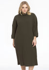 Pullover-dress RIB - light green