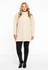 Pullover knit high neck - ecru - #2