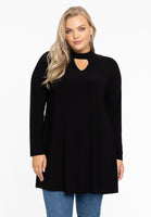 Tunic wide bottom collar DOLCE - black - #1