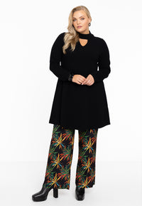 Wijde pantalon BOTANICA - green - #1