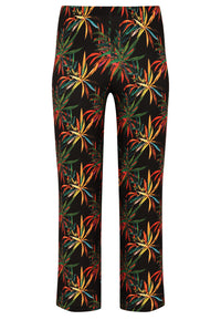 Wijde pantalon BOTANICA - green - #3