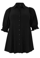 Blouse Puffsleeve Dolce - black  - #4