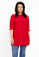 Blouse Puffsleeve Dolce - red  - #1