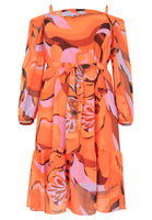 Dress wide belt KAE - orange - #4