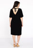 Dress empire V-neck DOLCE - black  - #3