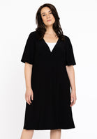 Dress empire V-neck DOLCE - black - #1