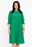 Dress buttoned DOLCE - green - #1