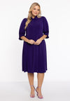 Dress buttoned DOLCE - purple 