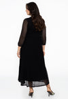 Dress puffed sleeve LACE - black - #3