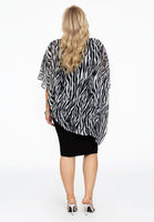 Tunic voile ZEBRA - black - #3