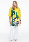 Tunique avec col tiger - jaune