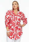 Chemisier oversized anna - Rouge