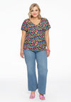 Shirt double V-neck BUTTERFLY - black - #2