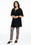 Slim-fit trousers BUTTERFLY - black