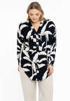 Chemisier oversized palm tree - bleu