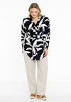 Chemisier oversized palm tree - bleu