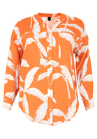 Blouse oversized PALM TREE - orange - #4