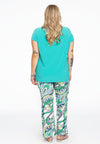 Trousers Bootleg BARI - white
