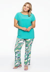 Trousers Bootleg BARI - white