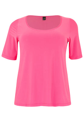 Tunic relax circle neck - pink - #1