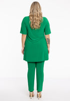 Tunic wide bottom strings DOLCE - green - #3