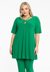 Tunic wide bottom strings DOLCE - green