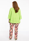 Tunic frilled DOLCE - bright green