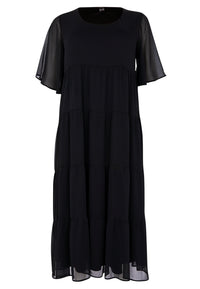 Dress long VOILE - black - #4