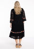 Dress pompom lace - black  - #3