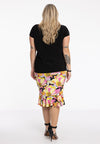 Skirt short frill ABBY - black