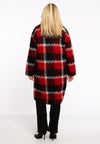 coat big CHECK - red - #3