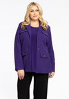 Blazer avec poches boucle - Violet