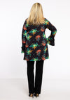 Tunic Wide Bottom Frill Cuff MEDUSA - black - #3