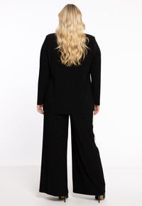 Trousers Wide Contrast lines DOLCE - black - #2