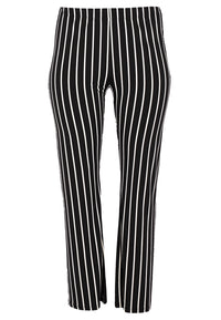 Trousers Bootleg STRIPES - black - #3