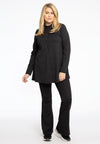 Trousers flare TRAVEL - black