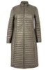 Puff Coat Horizontal Lines - green  - #4