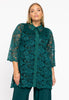 Blouse collar lace - dark green