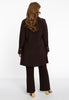 Tunic wide bottom buttoned DOLCE - brown - #3