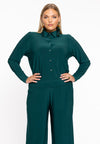 Chemisier court dolce - vert foncé