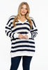 Pullover stripes - blue