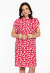Robe sans manches penelope - Rouge