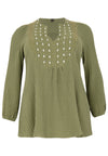 Blouse beads BUBBLE - light green - #4