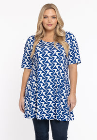 Tunic wide bottom ISLA - indigo - #1