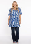 Tunic wide bottom ISLA - indigo