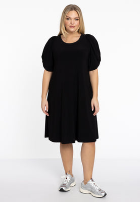 Dress puff sleeve DOLCE - black  - #2