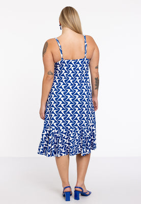 Dress spaghetti straps ISLA - indigo - #3