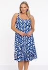 Robe bretelles spaghetti isla - Indigo