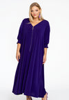 Dress swing smock sleeve DOLCE - purple 